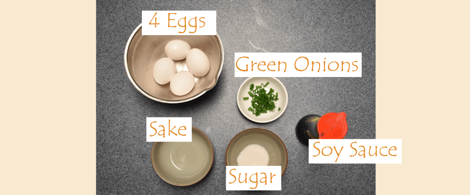 Ingredients Rolled Omelette